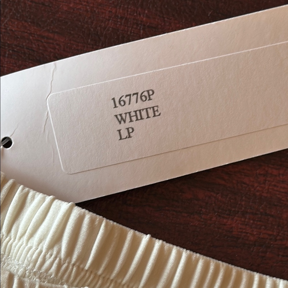 Brand New Caroline Rose White Wide Leg Pants - Picture 6 of 10